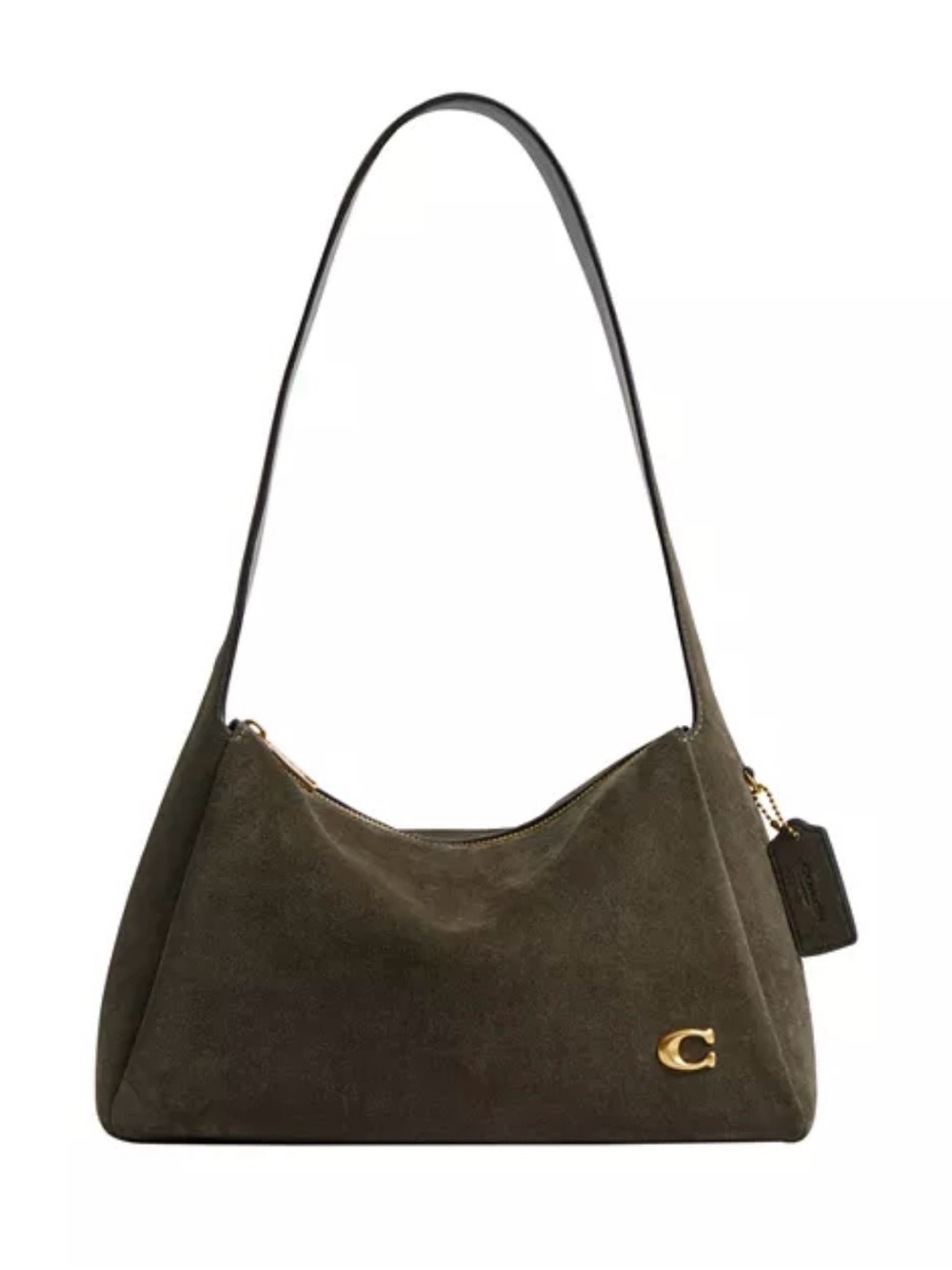 Coach Lola Bag in Olive Suede – New with Tags - Picture 2 of 12